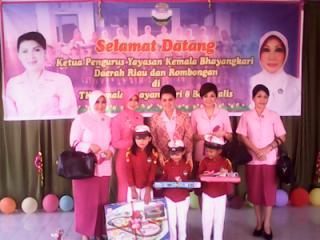 TK Bhayangkari Bengkalis Dapat Kunjungan Ketua Bhayangkari Riau